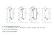 Purmo Plan Compact - rysunek techniczny - PURMOFC21300X1000