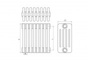 Rysunek techniczny Tesi 5 - RT504002401AA02